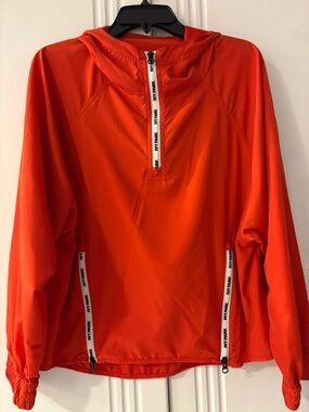 Ivy Park Functional as Red Running /Post Workout/ Rain gear Top~New Without Tags